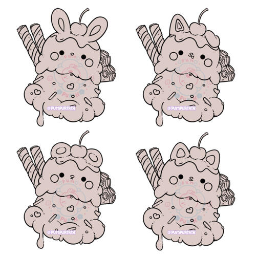 Bunny - Dog - Bear - Cat