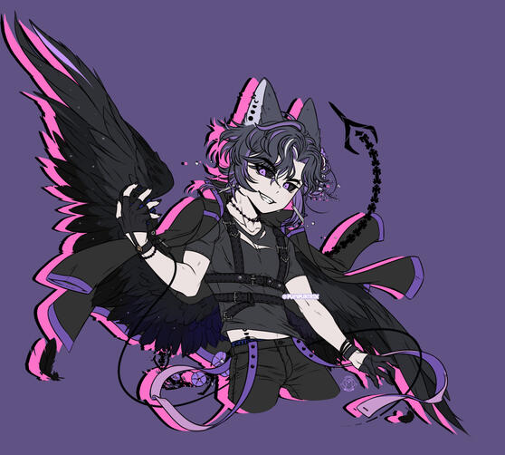 Lined Flat Colored